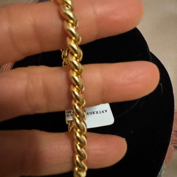 Anthropologie Gold Chain Bracelet - Picture 5 of 6